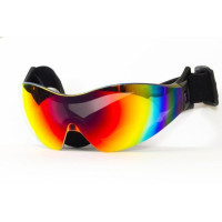 Окуляри захисні з ущільнювачем Global Vision Z-33 (G-Tech™ red) Anti-Fog, дзеркальні червоні