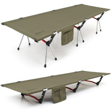 Ліжко складане Naturehike ультралегке NH19JJ006, алюміній, зелений