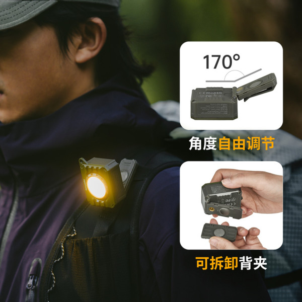 Ліхтар наключний Naturehike CNK2450ZM014, бежевий