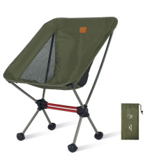 Стілець складаний ультралегкий Naturehike Stellaluna L01 CNK2350JJ017, алюміній, оливковий