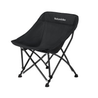 Стілець складаний Naturehike Stellaluna T04 CNK2550JJ022, вуглецева сталь, чорний