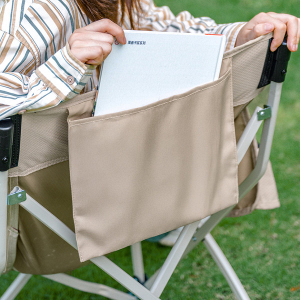 Стілець складаний Naturehike Stellaluna T04 CNK2550JJ022, вуглецева сталь, чорний