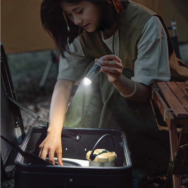 Ліхтар кемпінговий Naturehike CNK2350ZM010, 118х39мм, коричневий