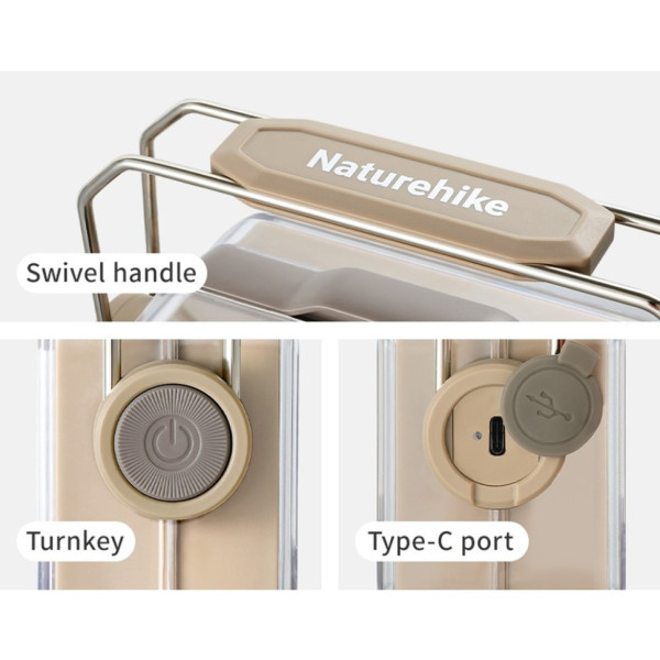 Ліхтар антимоскітний Naturehike CNK2550ZM013, оливковий