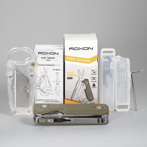 Мультитул Roxon Flex S505G,зелений