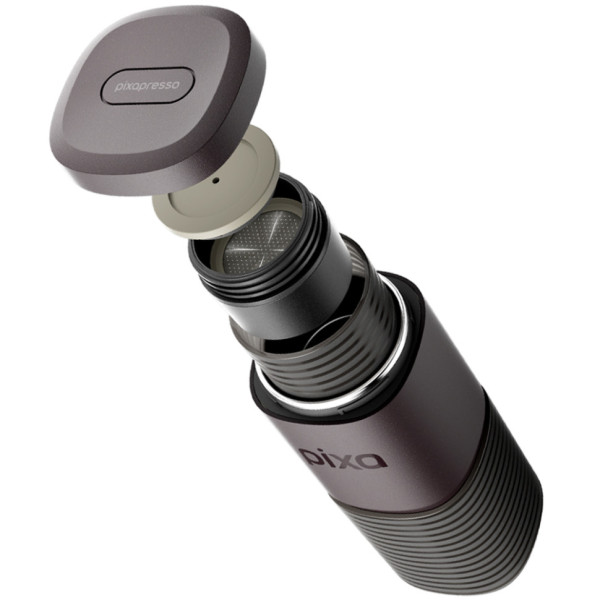 Портативна еспресо-кавоварка Wacaco Pixapresso, електрична, для меленої кави та капсул