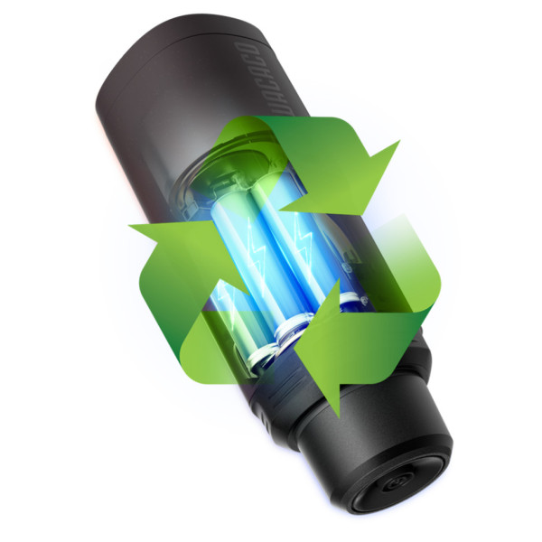 Портативна еспресо-кавоварка Wacaco Pixapresso, електрична, для меленої кави та капсул