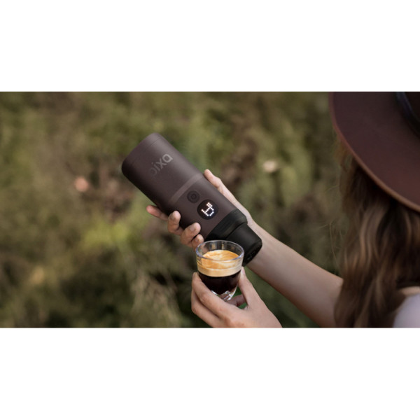 Портативна еспресо-кавоварка Wacaco Pixapresso, електрична, для меленої кави та капсул